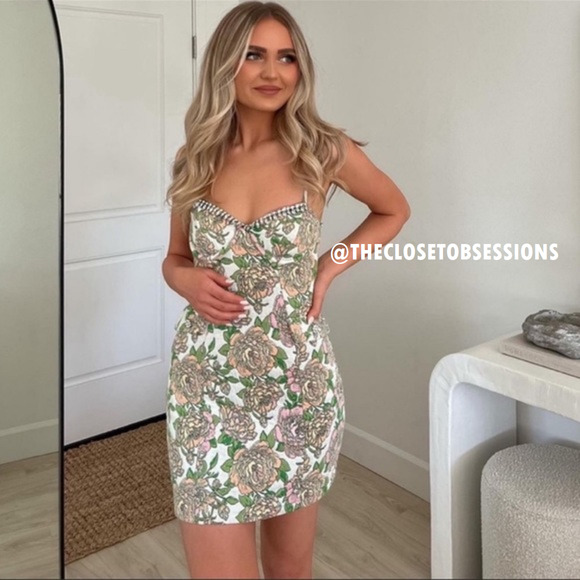 ZARA BLOGGER FAVE!!! Floral Mini Dress NWT - Picture 11 of 16